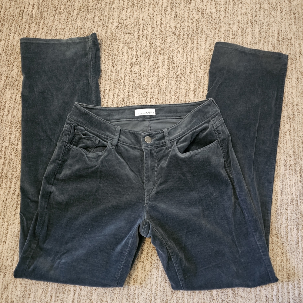 Loft Blue Corduroy Pants